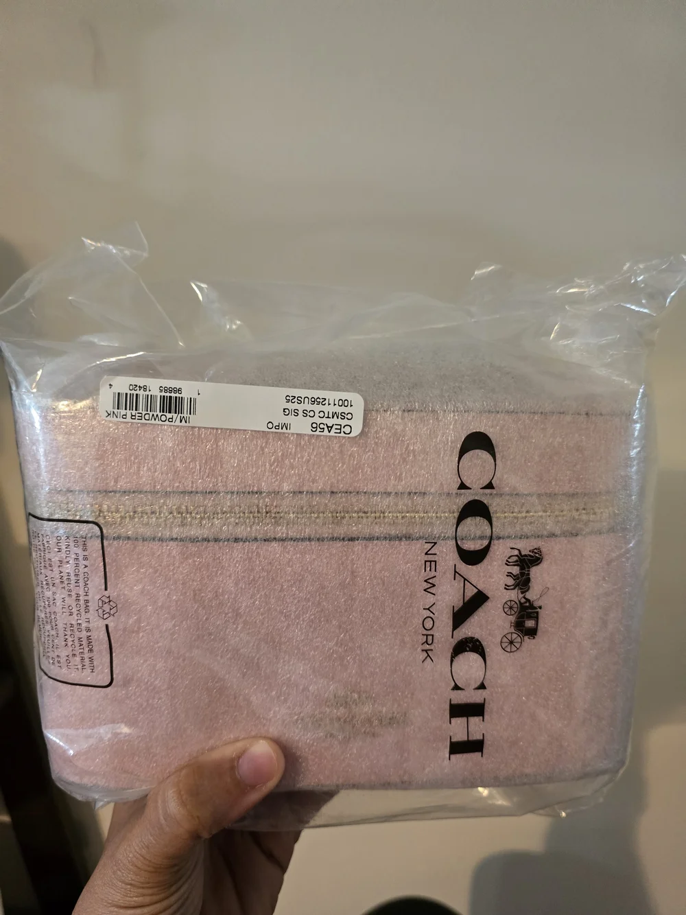 Coach Powder PINK COSMETIC CASE